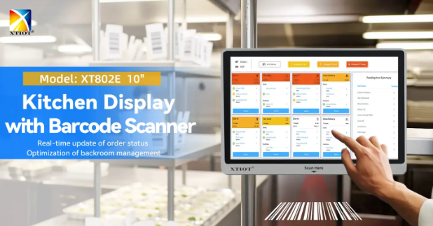 XT802E智能廚房平板帶掃碼器開啟高效后廚新時代 XT802E智能廚房平板帶掃碼器開啟高效后廚新時代